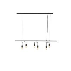 Edisa hanglamp 6L - mat zwart