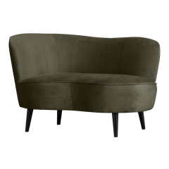 Sara lounge fauteuil links velvet