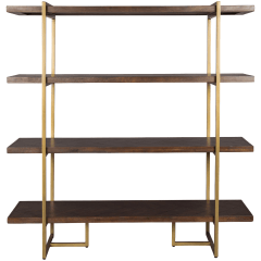 Class wandrek MDF 40x140x146 cm bruin/goud van het woonmerk Dutchbone