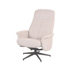 Bergen draaibare fauteuil bouclé - naturel