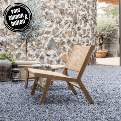 Fauteuil Puk aluminium naturel van het woonmerk WOOOD