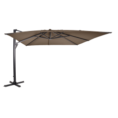 Zweefparasol Taurus 3x4mtr - taupe