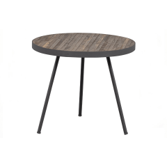 Maxime bijzettafel hout rond 40x54 cm