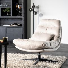 Draaifauteuil Cooper met kussen