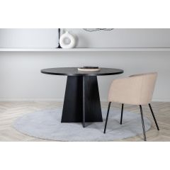 Nara ronde eettafel - ø110 cm - zwart