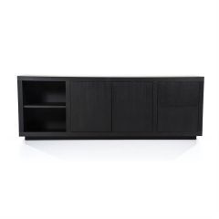 Dressoir Helsinki - 200 cm - zwart