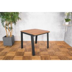 Dexter tuintafel 90x90 cm - acacia