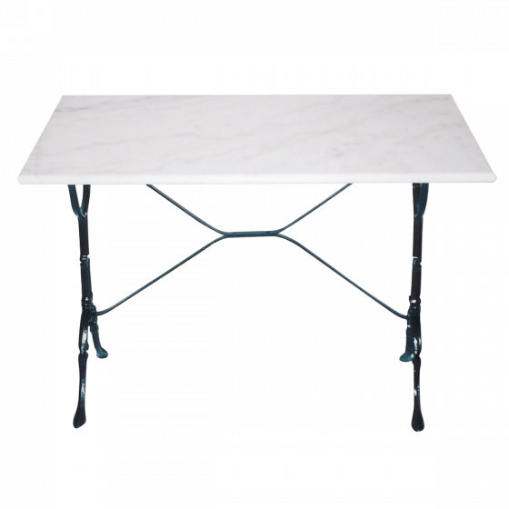 Tuintafel marmer 100x60cm - wit