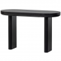 Mael bureau/sidetable fineer - zwart