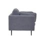 Kiva fauteuil - teddy - donkergrijs