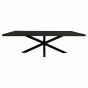 Eettafel Denver 160 cm rechthoek - zwart