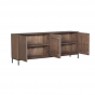 Dressoir Madison 210 cm - walnoot