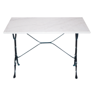 Tuintafel marmer 100x60cm - wit